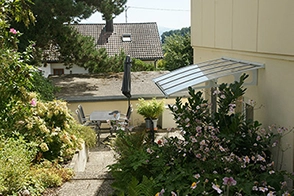 Eingang von oben gesehen