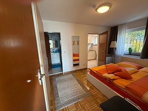 Sicht zum Schlafraum