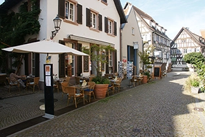 Fußgängerzone Cafe